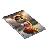 ネットボールの雌猫。 ノートブック (右側)