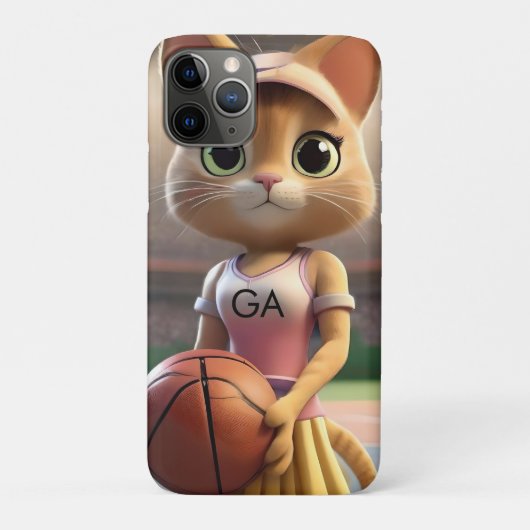 ネットボールの雌猫。 Case-Mate iPhoneケース (裏)