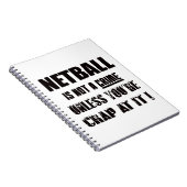 ネットボールは罪ではないです ノートブック (右側)