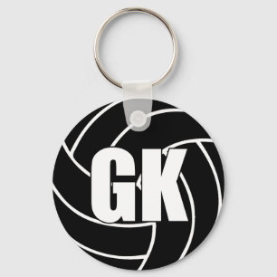 ネットボールゴールキーパーGKキーリング キーホルダー