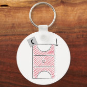 ネットボールセンターキーチェーン キーホルダー (正面)