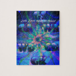 ネットボールプレーヤーの位置および写真の引用文 ジグソーパズル