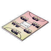 ネットボールプレーヤーはパーソナライズ置きます ノートブック (左側)