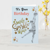 ネットボ感動的ール誕生日 カード (黄色い花)