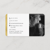 ネットモダンワーキングソーシャルメディアQRコード写真 名刺 (裏面)