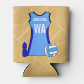 ネットユニークボパーソナライズされたールカスタム要求 缶クーラー (正面)