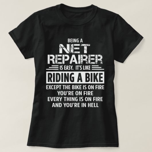 ネットリペアラー Tシャツ (デザイン正面)