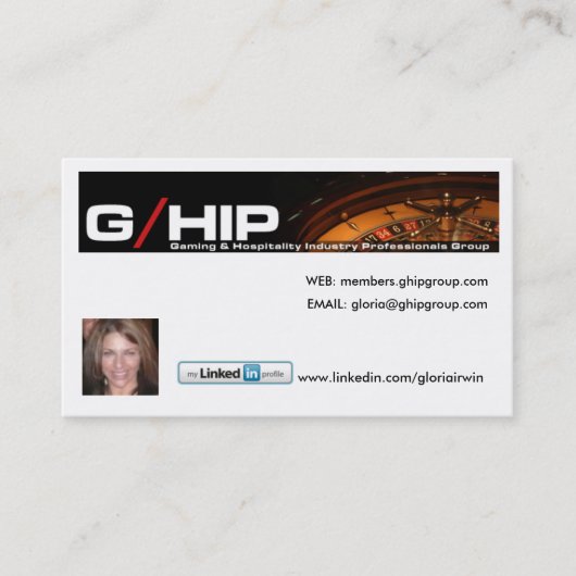 ネットワーキングカードでつながるG/HIPのグループ 名刺 (正面)