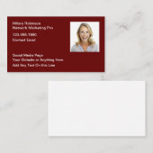 ネットワークおよびマーケティングプロフェッショナル 名刺 (正面/裏面)