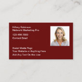 ネットワークおよびマーケティングプロフェッショナル 名刺 (正面)