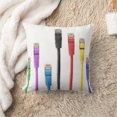 ネットワークは枕をケーブルで通信します クッション (ブランケット)