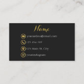 ネットワークイベントで目立つのに最適 名刺 (裏面)