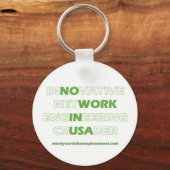 ネットワークエンジニアへのメッセージ キーホルダー (正面)