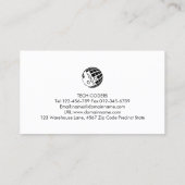 ネットワークエンジニアテクニカルコンピュータ 名刺 (裏面)