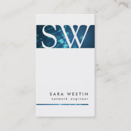 ネットワークエンジニアモノグラム回路名刺 名刺