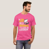 ネットワークセキュリティスペシャリストおよび侵入試験機 Tシャツ (正面フル)