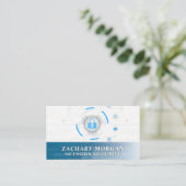 ネットワークデータベースセキュリティロゴ 名刺 (スタンド正面)