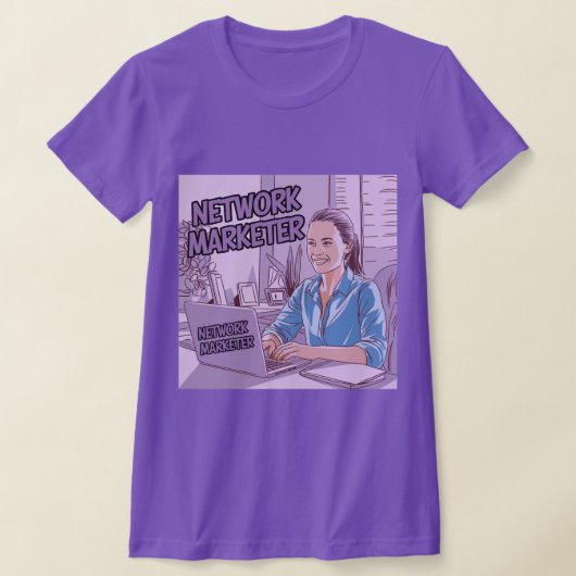 ネットワークマーケターのキャリアTシャツ Tシャツ (レイダウン)