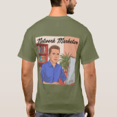 ネットワークマーケターのキャリアTシャツ Tシャツ (裏面)