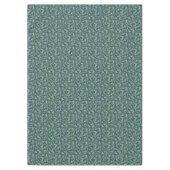 ネットワーク上のティール（緑がかった色） – シームレスなパターン。 テーブルクロス (正面)