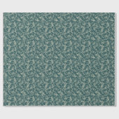 ネットワーク上のティール（緑がかった色） – シームレスなパターン。 ラッピングペーパー (フラット)