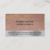 ネットワーク通信アイコン金属背景 名刺 (裏面)