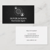 ネットワーク通信アイコン 名刺 (正面/裏面)