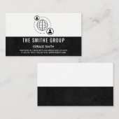 ネットワーク通信アイコン 名刺 (正面/裏面)