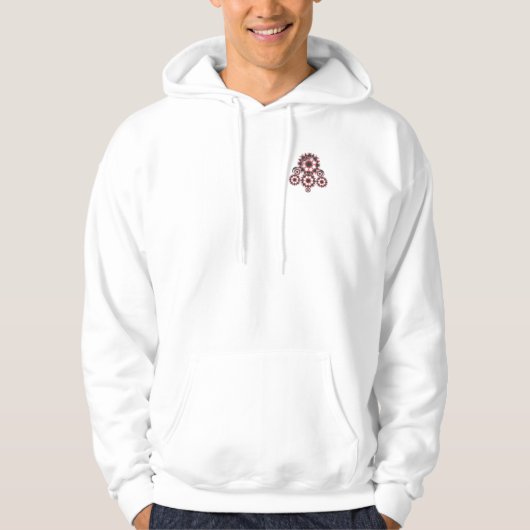 ネットワーク風Tシャツ パーカ (正面)
