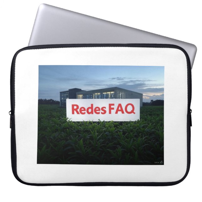ネットワーク FAQ ラップトップスリーブ (正面)