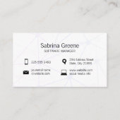 ネットワーク | Tech Circuitesロゴ 名刺 (裏面)