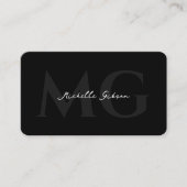 ネットワーモダンクプロフェッショナルマーケティング黒 名刺 (正面)