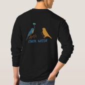 ネット上のゴシップ Tシャツ (裏面)