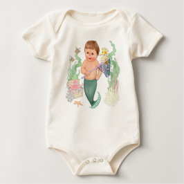 ネット付きメール・ボーイ ベビーボディスーツ