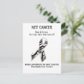 ネット希癌神経内分泌腫瘍葉書 ポストカード (スタンド正面)