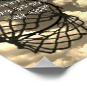 ネット感動的ボール写真引用文 ポスター (角)