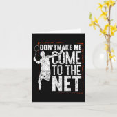 ネット来バドミントンにおもしろいは カード (黄色い花)