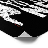 ネット来バドミントンにおもしろいは ポスター (角)