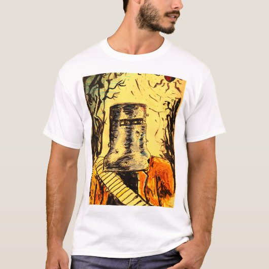 ネッド・ケリーの皆既日食 Tシャツ (正面)