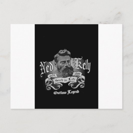 ネッド・ケリー – オーストラリアの伝説 ポストカード (正面)