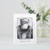 ネッド・ケリー(指名手配ポスター) ポストカード (スタンド正面)