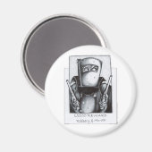 ネッド・ケリー：指名手配 マグネット (正面/裏面)