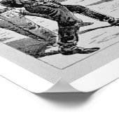 ネッド・バン「ワイルド・ビルの最後の道」の表紙 ポスター (角)