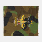 ネツァ・エフダ97大隊 フリースブランケット (正面(横))