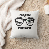 ネディーバイ自然おもしろいギークデザイン（眼鏡付） クッション (ブランケット)
