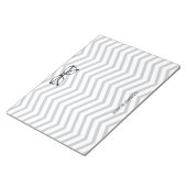 ネディ・ジェカリーパーソナライズされたシェブロン ノートパッド (アングル)