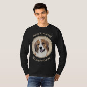 ネデランド·コイケルホンジ絵画ェ犬芸術 Tシャツ (正面フル)