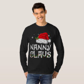 ネニー・クラウス サンタ 面白い クリスマス パジャマ マッチング  Tシャツ (正面フル)