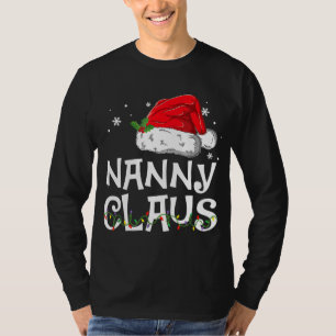 ネニー・クラウス サンタ 面白い クリスマス パジャマ マッチング Tシャツ