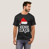 ネネクラウス クリスマス サンタの帽子 パジャマ ファミリー クリスマス Tシャツ (正面フル)